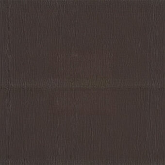 Dark brown leather texture with vertical striations, horizontal seam dividing rectangular sections, matte finish, and subtle distressed details.
